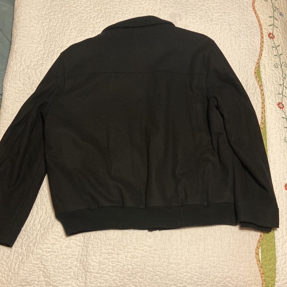 London Fog wool coat black size XL mens - Picture 3 of 6